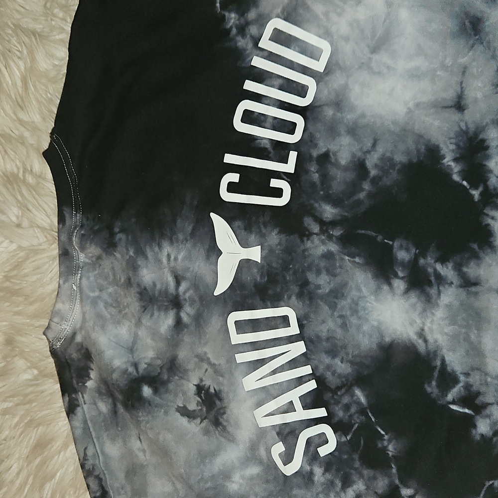 Sand Cloud Gray Tie-Dye Logo Sweatshirt – Size Large - Picture 4 of 5